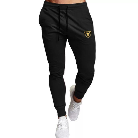Men's Fleece Track Suit -2 Pcs - Black - Plan collar design