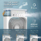 4 in 1 Personal Mini Cooling Fan with Water Mist Spray