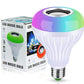 Smart LED Light Bulb with Built-in Bluetooth Speaker + Remote