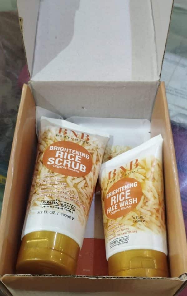 BNB Rice Brightening Glow Kit